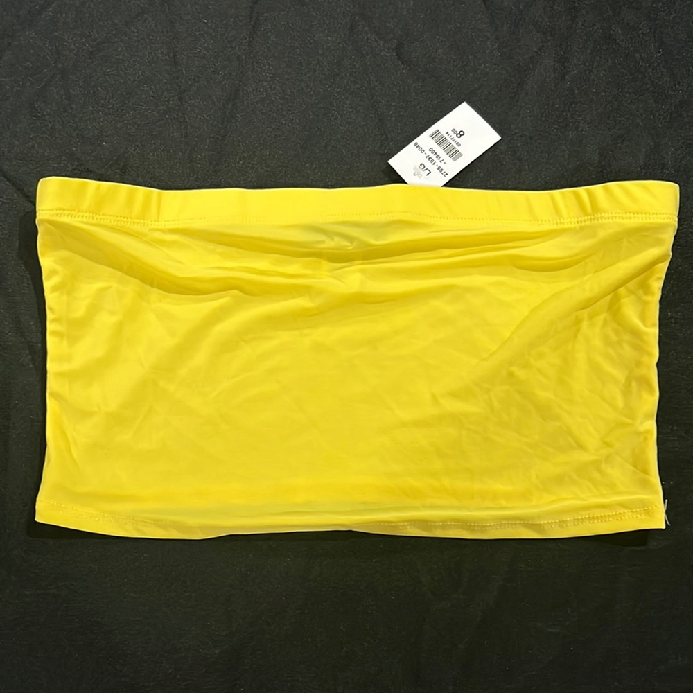 Brand New Yellow Tube Top